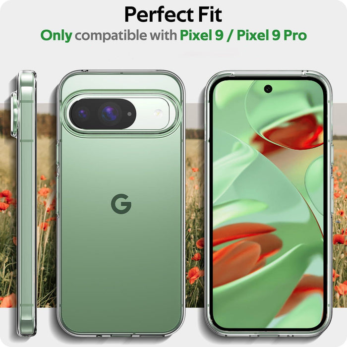 Google Pixel 9 / Pixel 9 Pro Silicone Gel Ultra Slim Case Clear