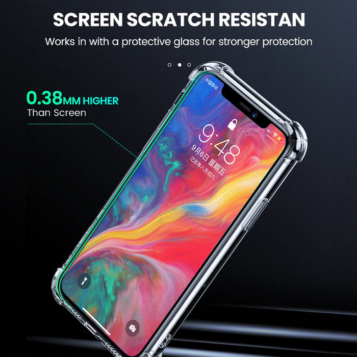 Apple iPhone 11 Hybrid Gel Four Corner Cushion Case [CLEAR]