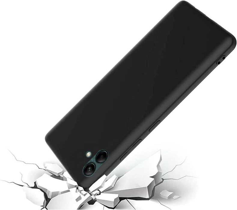 Black Gel Case Tough Shockproof Phone Case Gel Cover Skin for Samsung Galaxy A04