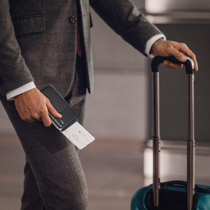 5000mAh Mini Power Bank – Ultra Slim Dual Port Portable Charger (USB-C & Micro Input)