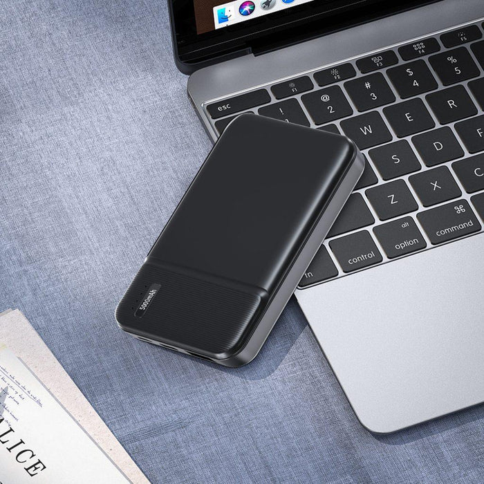 5000mAh Mini Power Bank – Ultra Slim Dual Port Portable Charger (USB-C & Micro Input)