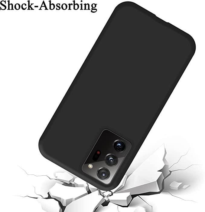 Black Gel Case Tough Shockproof Case Gel Cover for Samsung Galaxy Note 20 Ultra