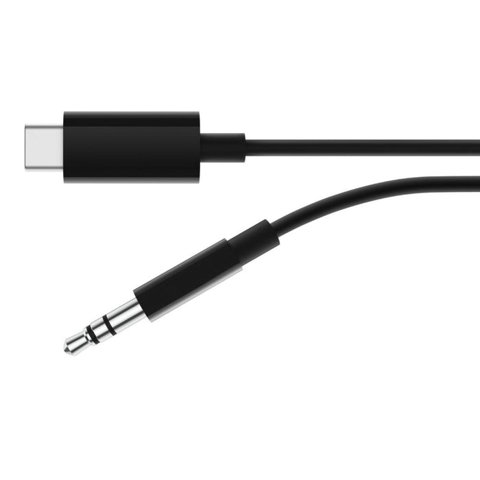 Aux Cable USB-C to 3.5mm Car Audio 1M braided Black