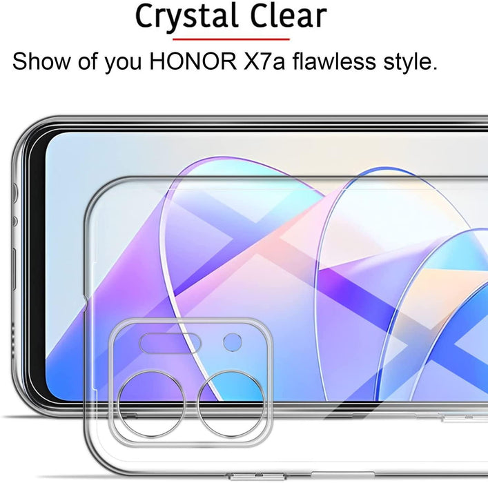 Honor X7a Silicone Gel Ultra Slim Case Clear
