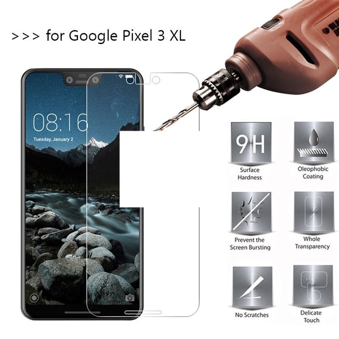 Google Pixel 3 XL Tempered Glass Screen Protector |2.5D|