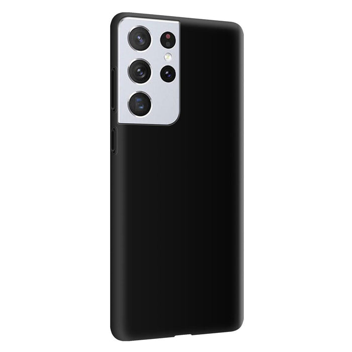 Black Gel Case Tough Shockproof Phone Case Gel Cover Skin for Samsung Galaxy S21 Ultra