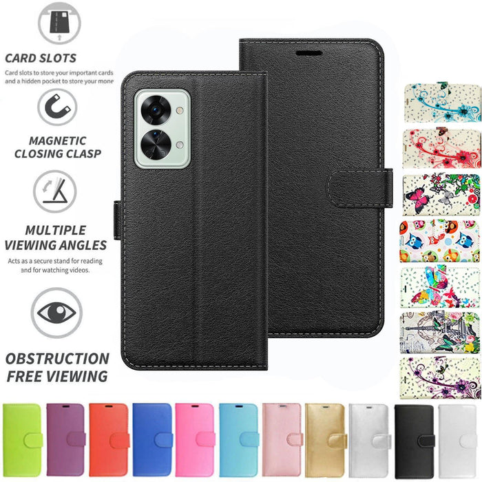 OnePlus Nord 2T 5G Flip Folio Book Wallet Case