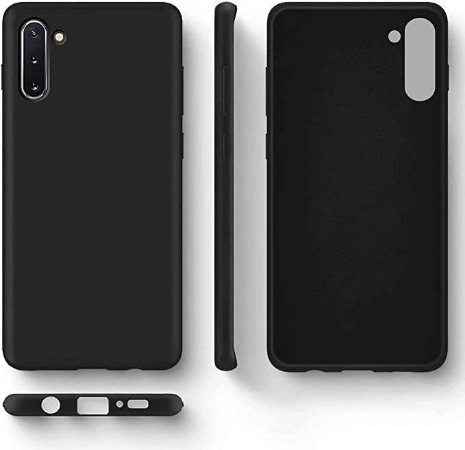 Black Gel Case Tough Shockproof Phone Case Gel Cover for Samsung Galaxy Note 10+