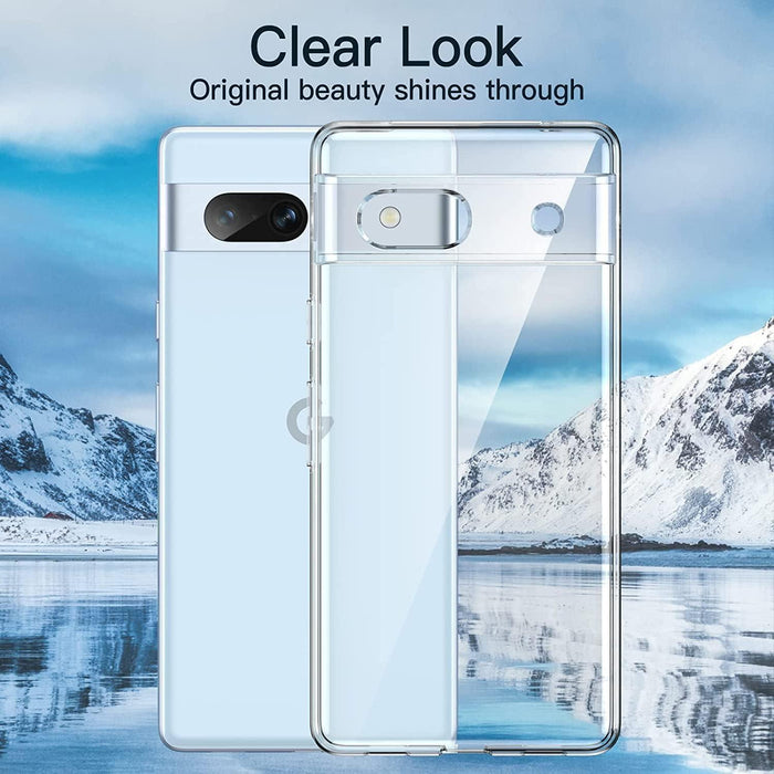 Google Pixel 8A Silicone Gel Ultra Slim Case Clear