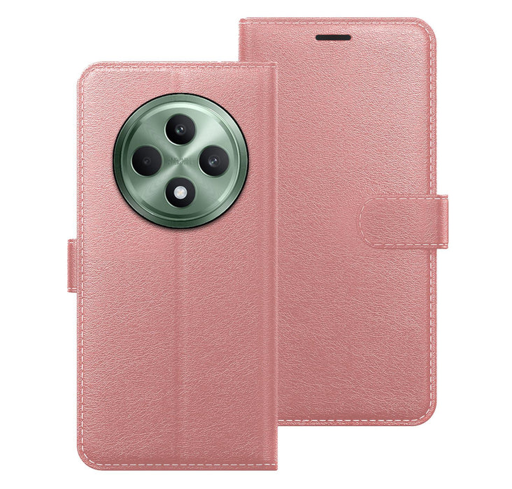 Oppo Reno 12 FS Case Cover Flip Folio Leather Wallet Credit Card Slot