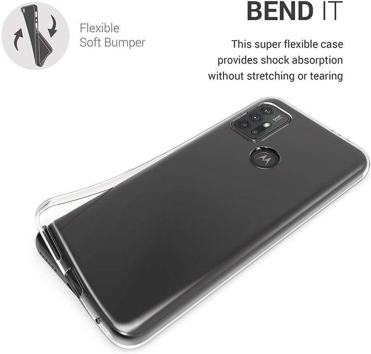 Motorola Moto G10 Silicone Gel Ultra Slim Case Clear