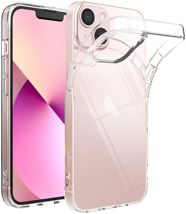 Apple iPhone 15 Silicone Gel Ultra Slim Case Clear