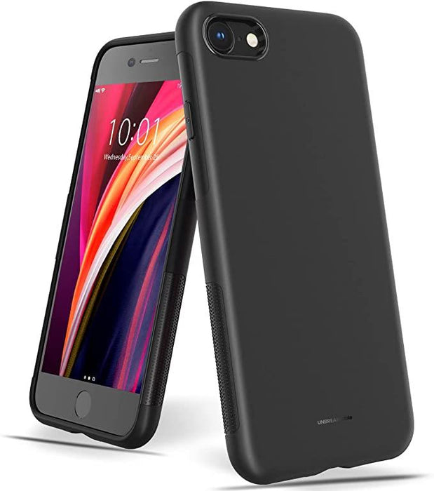 Black Gel Case Tough Shockproof Phone Case Gel Cover Skin for Apple iPhone 7