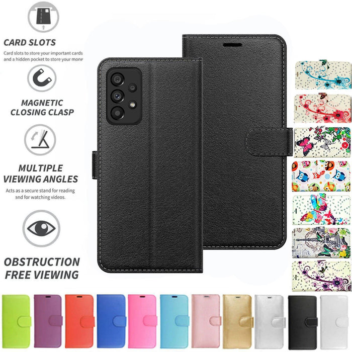 Samsung Galaxy A33 5G Flip Folio Book Wallet Case