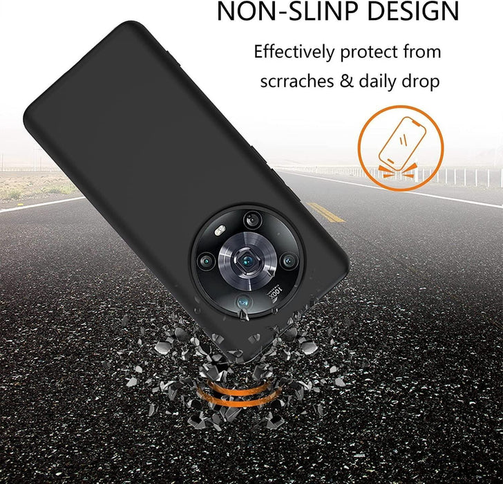 Black Gel Case Tough Shockproof Phone Case Gel Cover Skin for Honor Magic 5 Lite