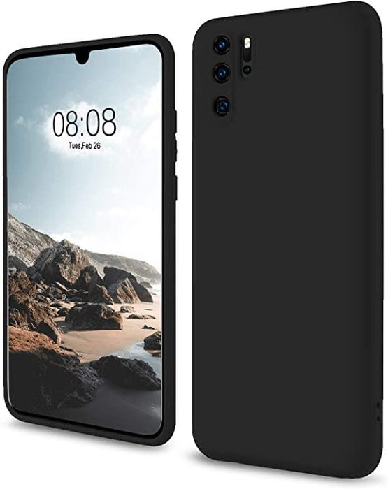 Black Gel Case Tough Shockproof Phone Case Gel Cover Skin for Huawei P30 Pro