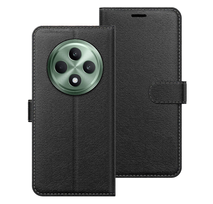 Oppo Reno 12 FS Case Cover Flip Folio Leather Wallet Credit Card Slot