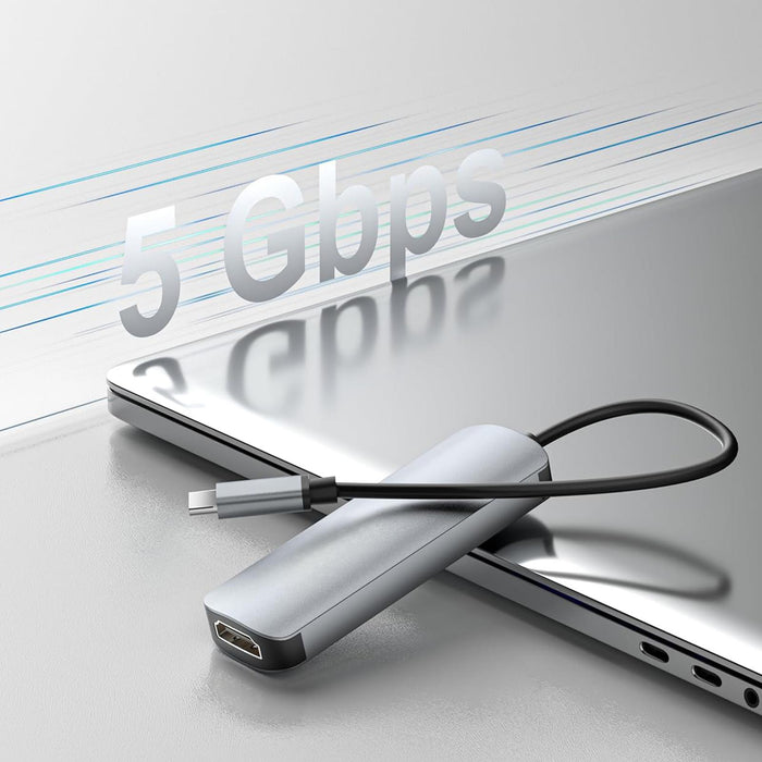 USB-C Multiport Hub 4 in 1 HDMI USB Adapter With 100W PD Charging