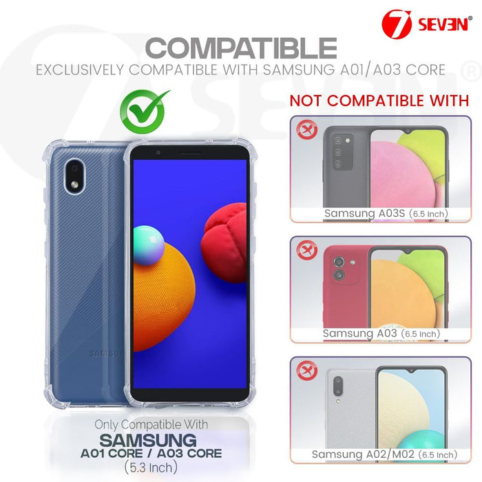 Samsung Galaxy A01 Core Silicone Gel Ultra Slim Case Clear
