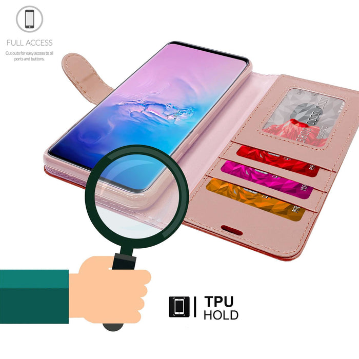 Oppo A5 5G Case Cover Flip Folio Leather Wallet Credit Card Slot
