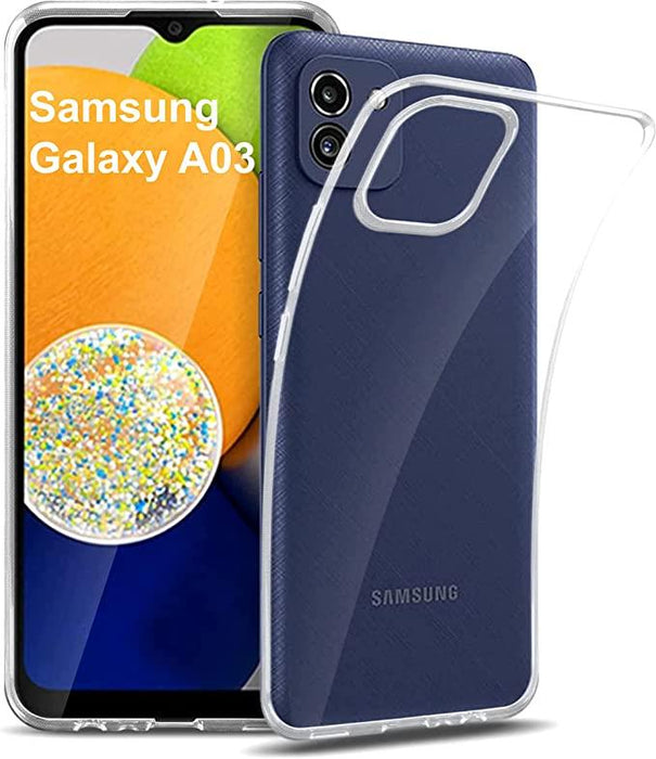 Samsung Galaxy A03 Silicone Gel Ultra Slim Case Clear
