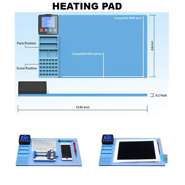 HOT HEAT MAT PLATE PAD FOR IPAD IPHONE SMART PHONE SCREEN REPAIR