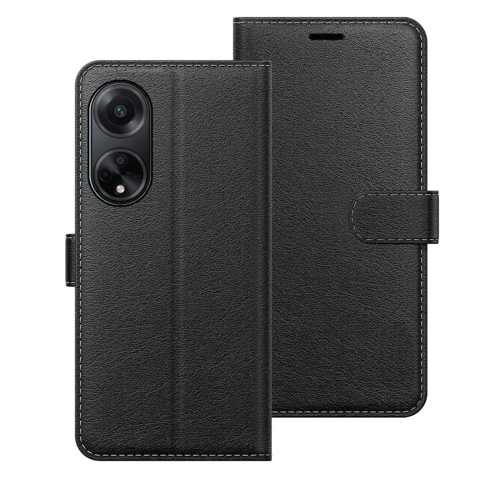 Oppo A98 Case Cover Flip Folio Leather Wallet Credit Card Slot