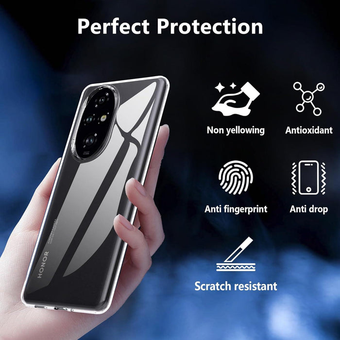 Honor 200 Pro Silicone Gel Ultra Slim Case Clear