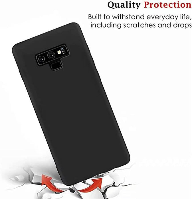 Black Gel Case Tough Shockproof Phone Case Gel Cover for Samsung Galaxy Note 10+
