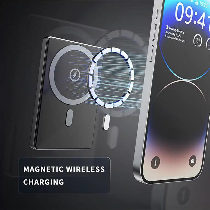 Power Bank 5000mAh PD20W Type-C Port Ultra-Slim Magnetic Wireless (15W Aluminum)