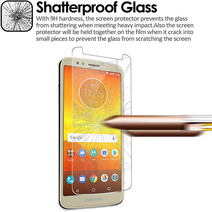 Moto E6s Tempered Glass Screen Protector |2.5D|