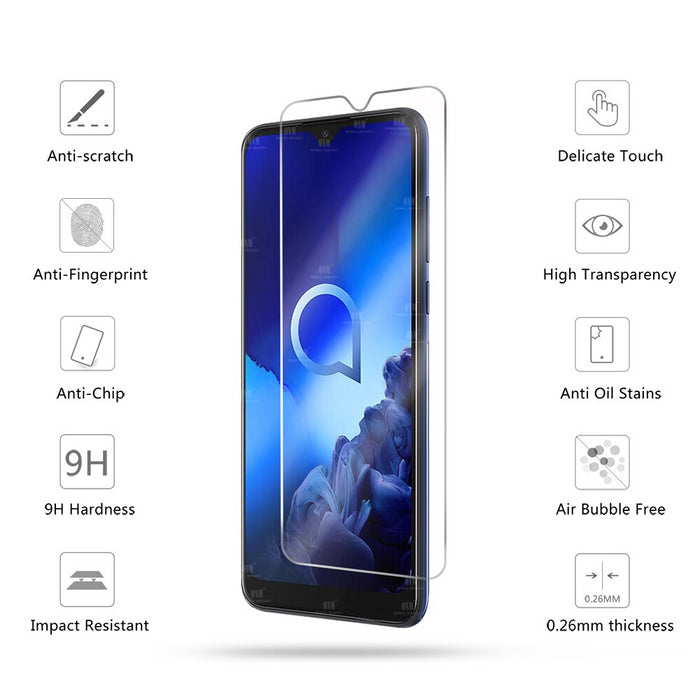 Alcatel 1S 2021, 3L 2021, Tempered Glass Screen Protector |2.5D|