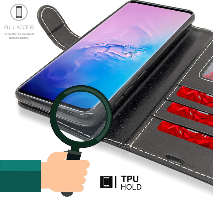 Motorola G86|G86 Power Case Cover Flip Folio Leather Wallet Credit Card Slot
