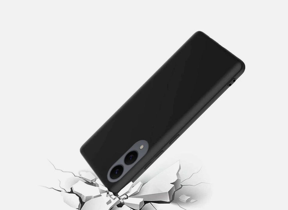 Samsung Galaxy S25 Edge Shockproof Case Tough Black Gel Protective Cover