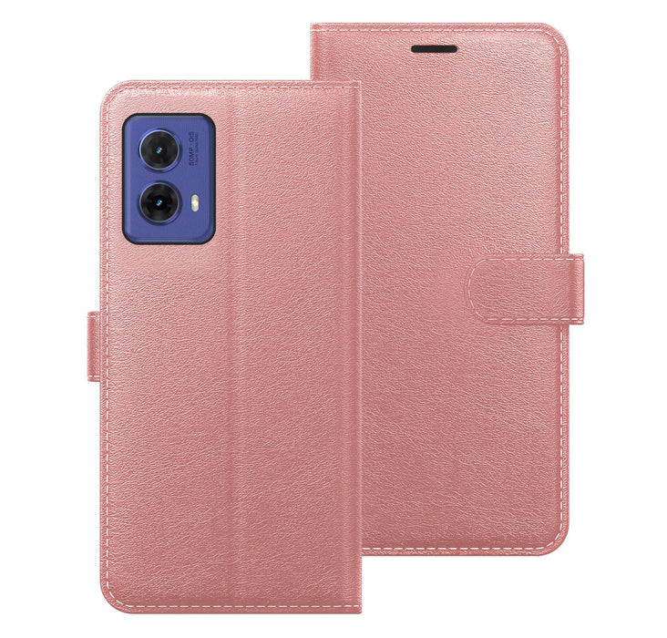 Motorola Moto G85 Case Cover Flip Folio Leather Wallet Credit Card Slot