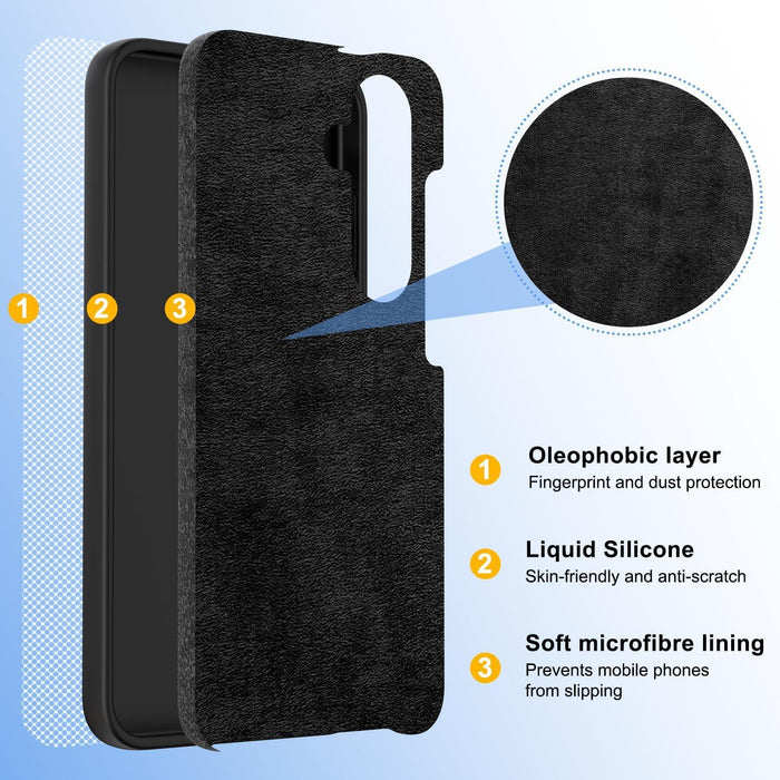 Samsung Galaxy A15  Case Cover Soft Slim Protective TPU Silicone Matte Black