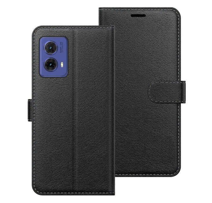 Motorola Moto G85 Case Cover Flip Folio Leather Wallet Credit Card Slot