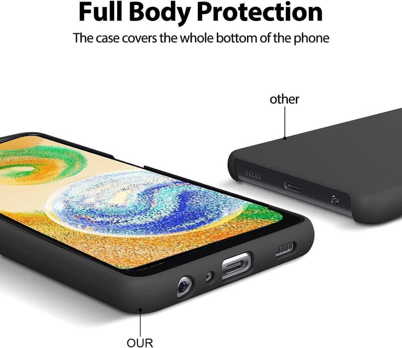 Black Gel Case Tough Shockproof Phone Case Gel Cover Skin for Samsung Galaxy A34 5G