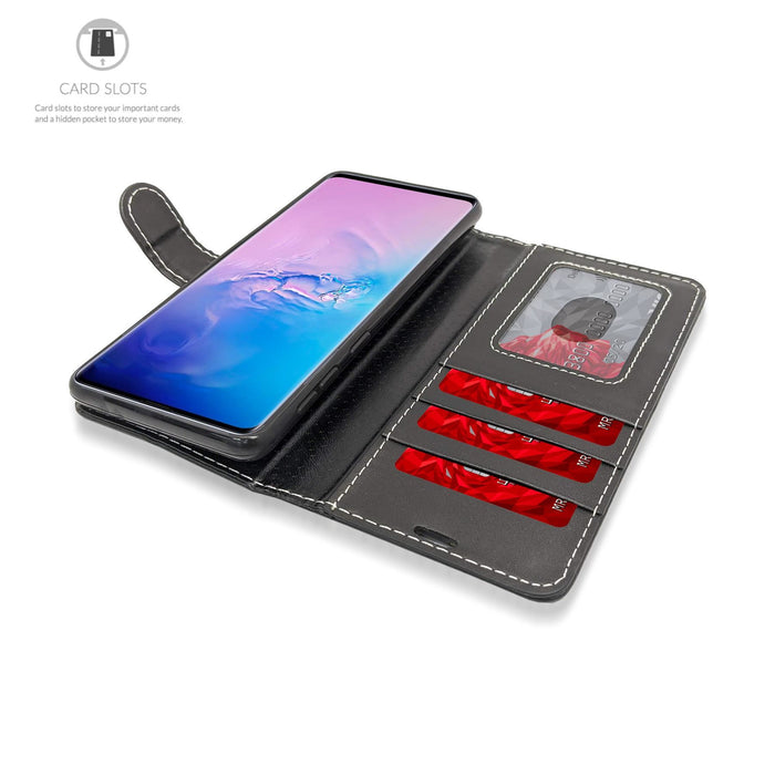 Samsung Galaxy A55 Case Cover Flip Folio Leather Wallet Credit Card Slot