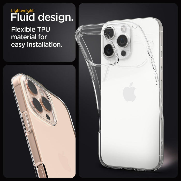 Apple iPhone 16 Pro Max Case Cover Soft Silicone Gel Ultra Slim Clear