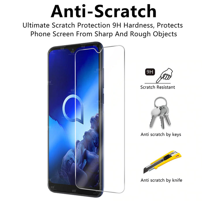 Alcatel 1S 2021, 3L 2021, Tempered Glass Screen Protector |2.5D|