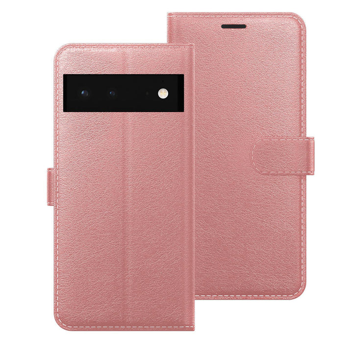 Google Pixel 6  Flip Folio Book Wallet Case