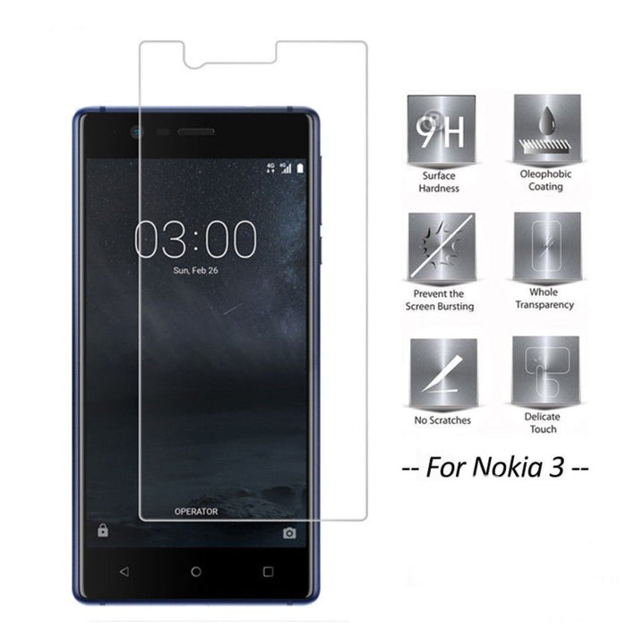 Nokia 3 (2017) Tempered Glass Screen Protector |2.5D|