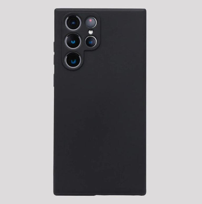 Black Gel Case Tough Shockproof Phone Case Gel Cover Skin for Samsung Galaxy S22 Ultra
