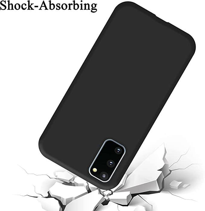 Black Gel Case Tough Shockproof Phone Case Gel Cover for Samsung Galaxy S20 FE