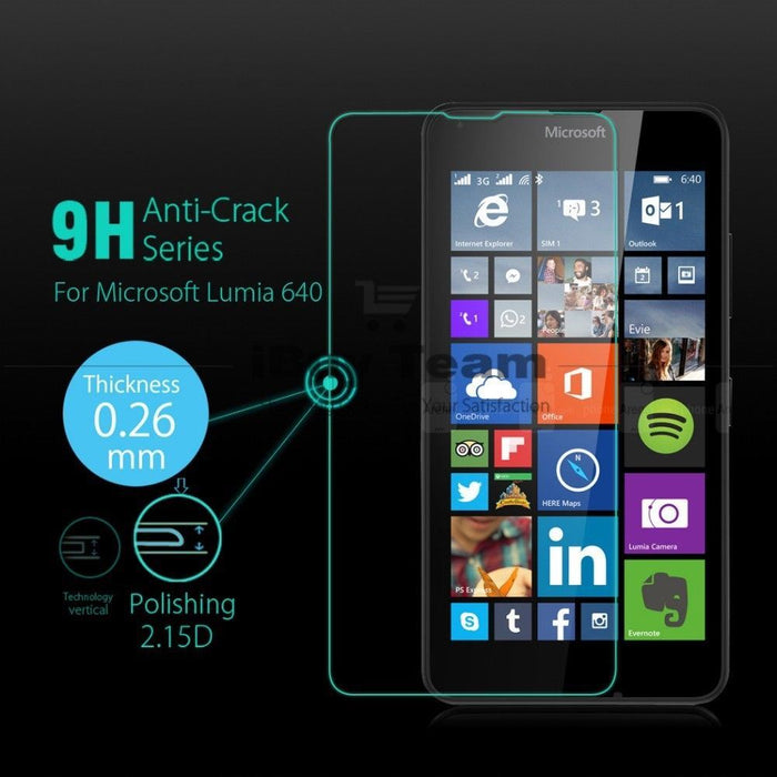 Microsoft Lumia 640  2.5D Tempered Glass Screen Protector