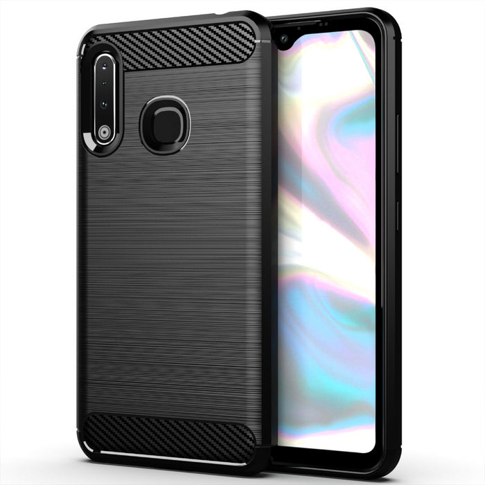 For SAMSUNG A41 Armour Shockproof Protective Gel Silicone Cover Case