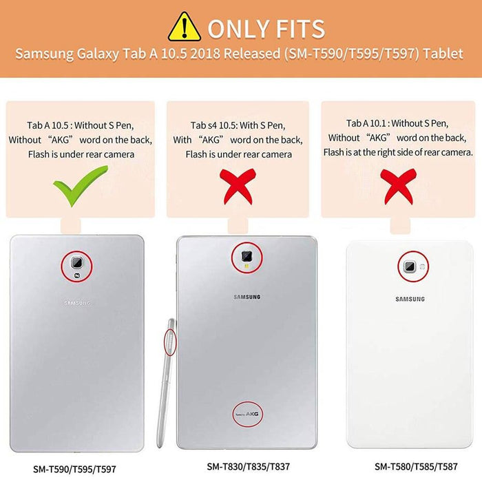 Samsung Galaxy Tab A 10.5" (T590) 360° Rotating Folio Case