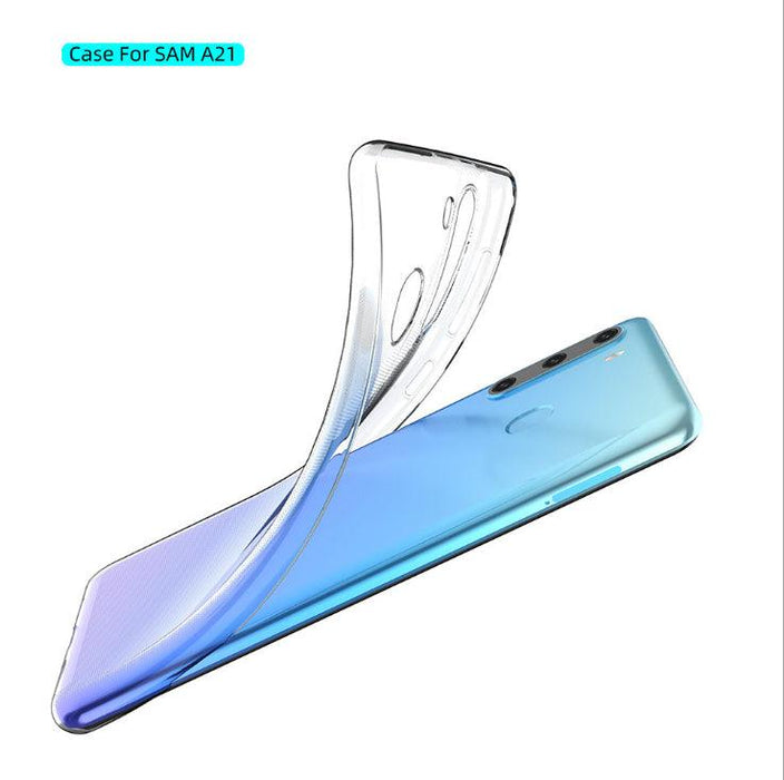 Samsung Galaxy A21 Silicone Gel Ultra Slim Case Clear