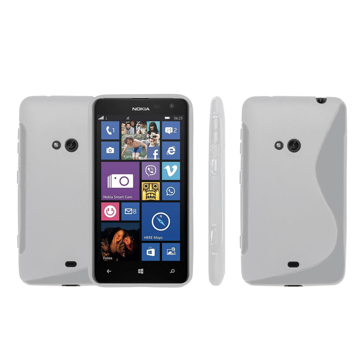 S-Gel Wave Tough Shockproof Phone Case Gel Cover Skin Nokia Lumia 625